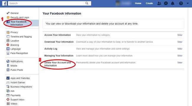 Cara menghapus akun facebook yang lupa password dan email