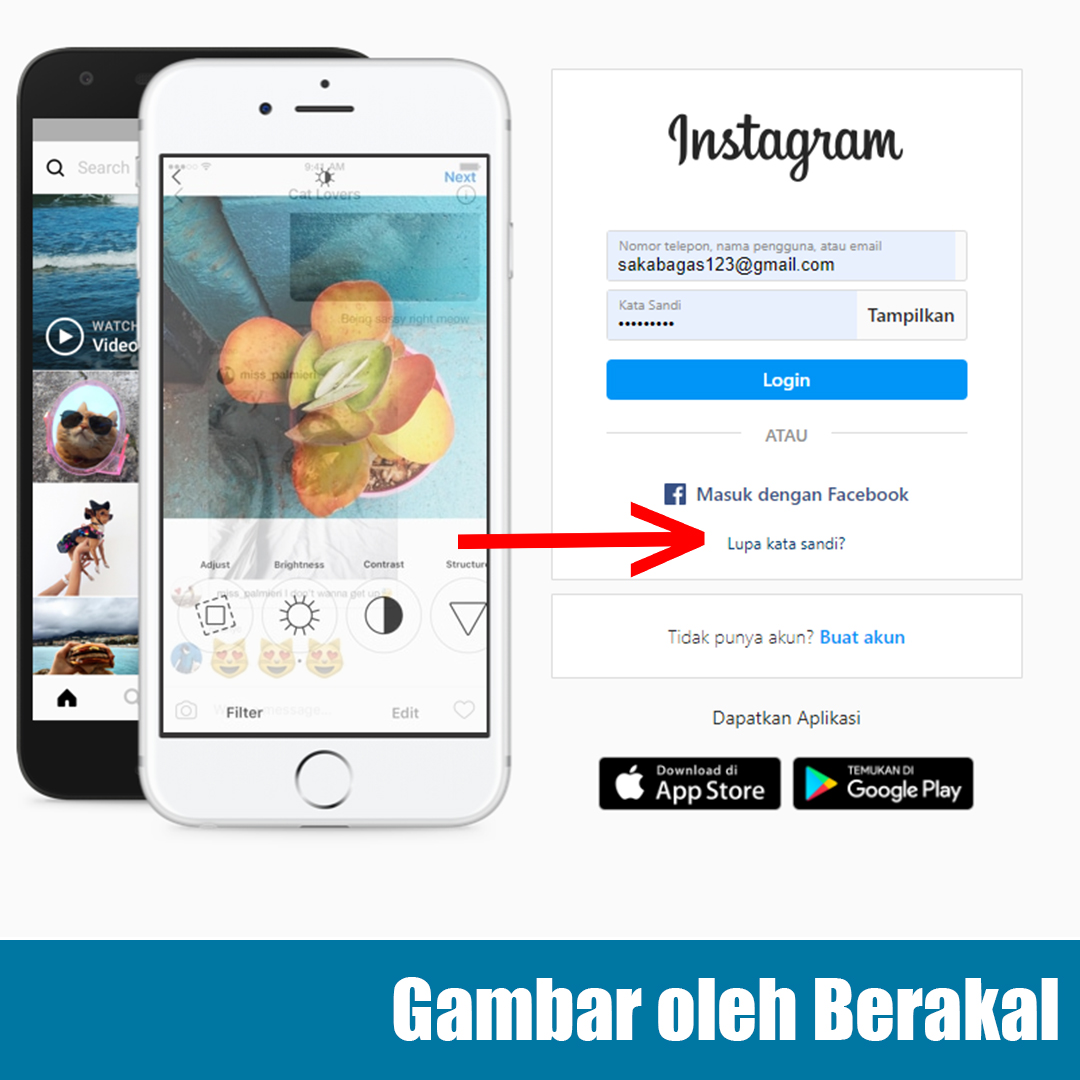 Log in instagram