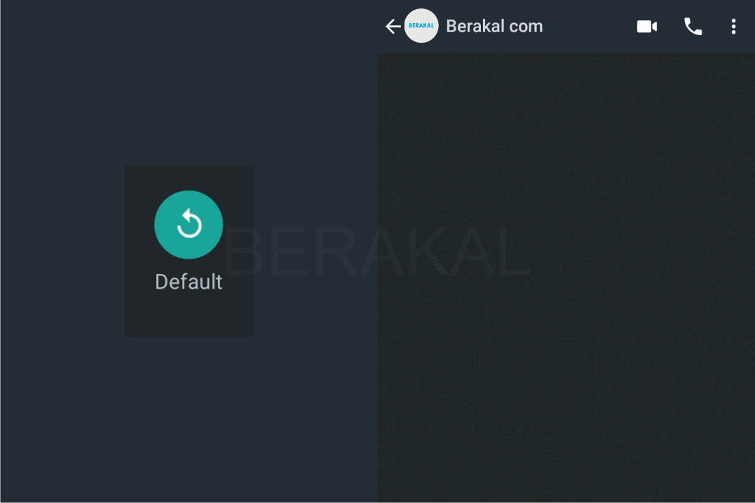 default whatsapp