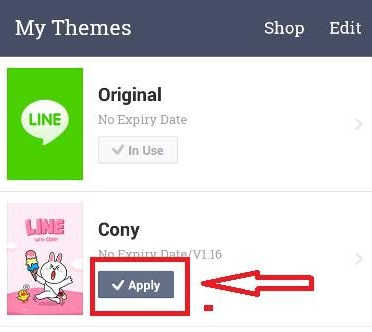 download tema line terbaik