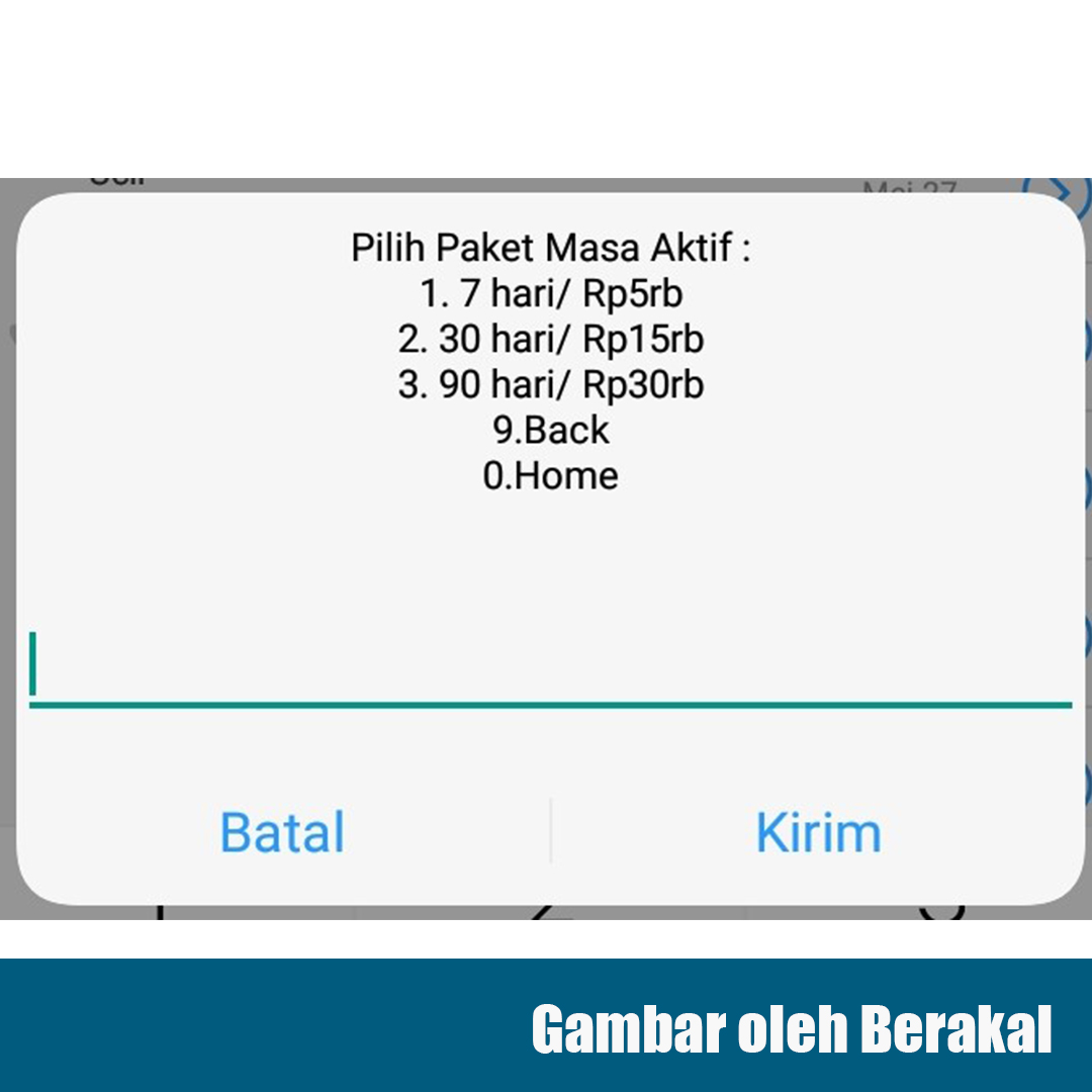 harga masa aktif