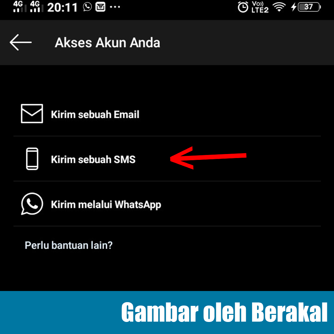 kirim sebuah sms