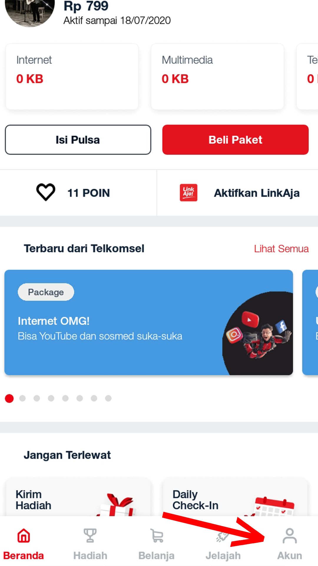 menu my telkomsel