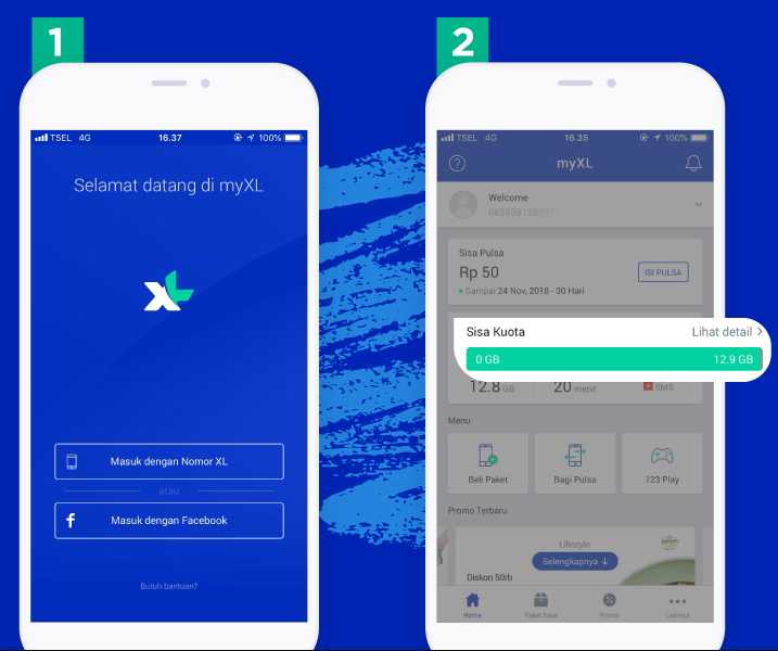 Cara Cek Pulsa XL via aplikasi