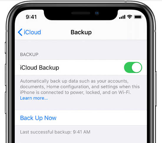 cara backup iphone ke icloud