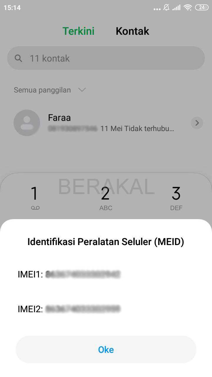 cara cek imei xiaomi terdaftar atau tidak