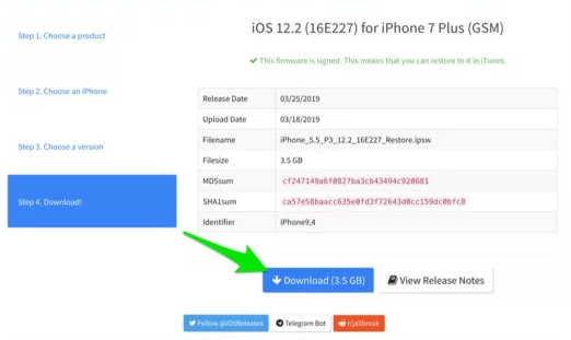 cara downgrade ios ke versi sebelumnya