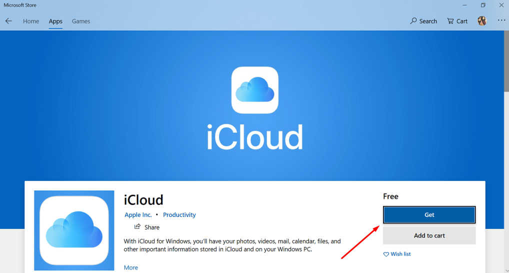 cara download icloud di pc windows