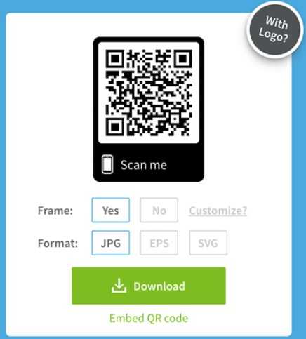 cara membuat qr code berisi logo