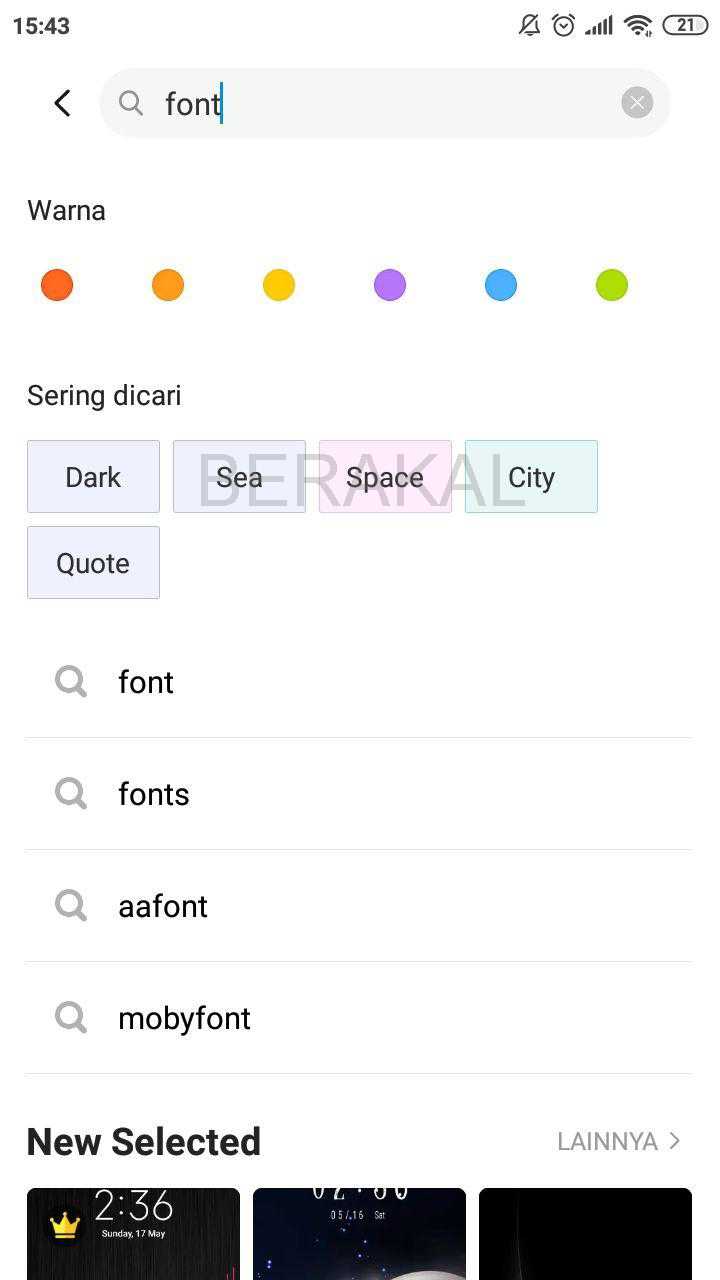 cara mengganti font xiaomi