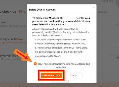 cara menghapus akun mi cloud redmi 3