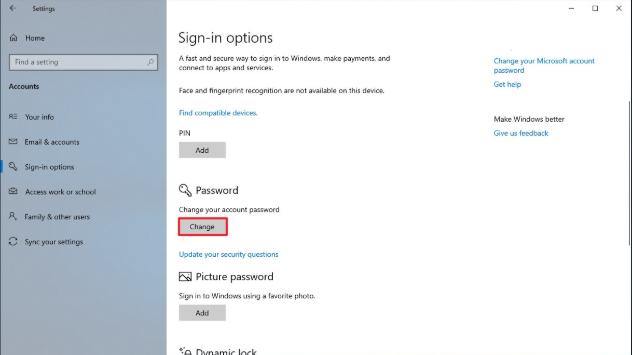 cara menonaktifkan password windows 10