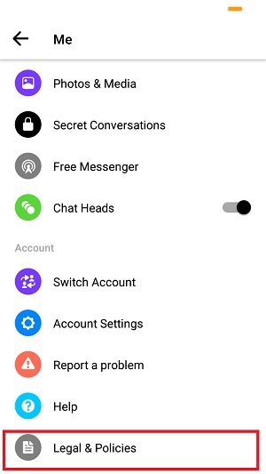 cara offline messenger