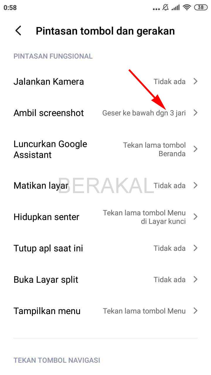 cara screenshot xiaomi redmi 2