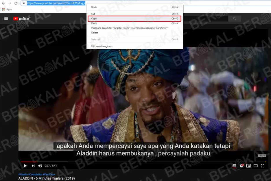 download subtitle indonesia di video youtube