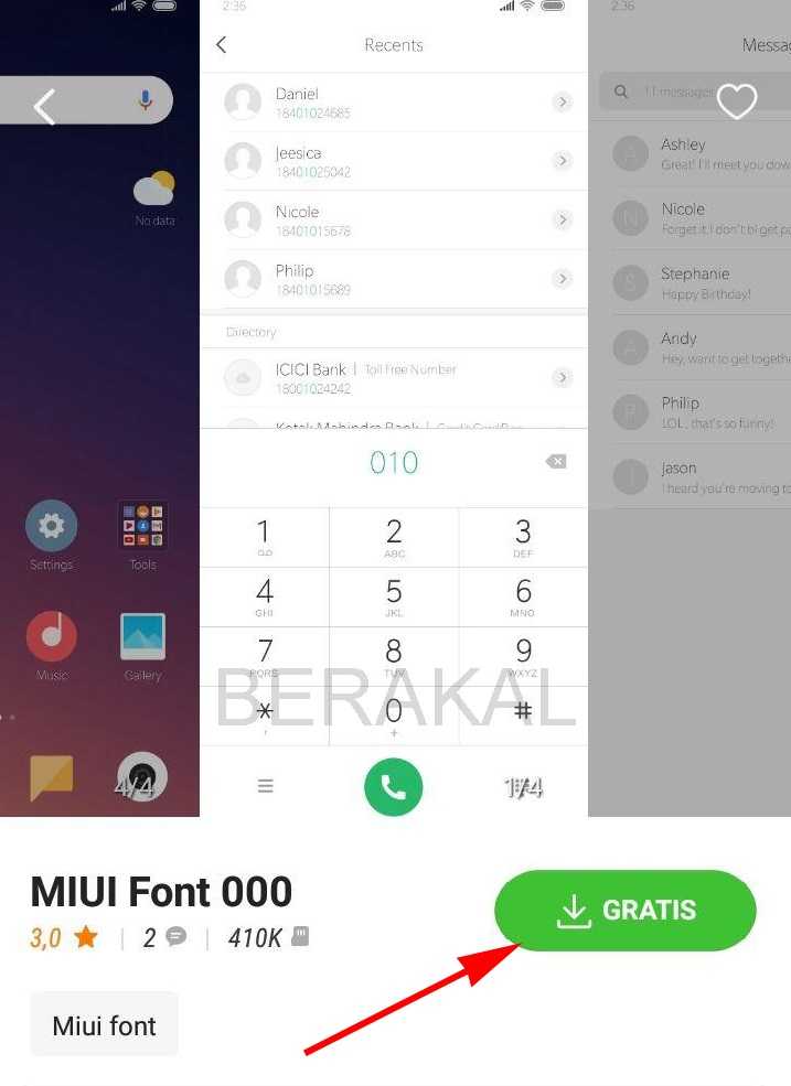 unduh font gratis