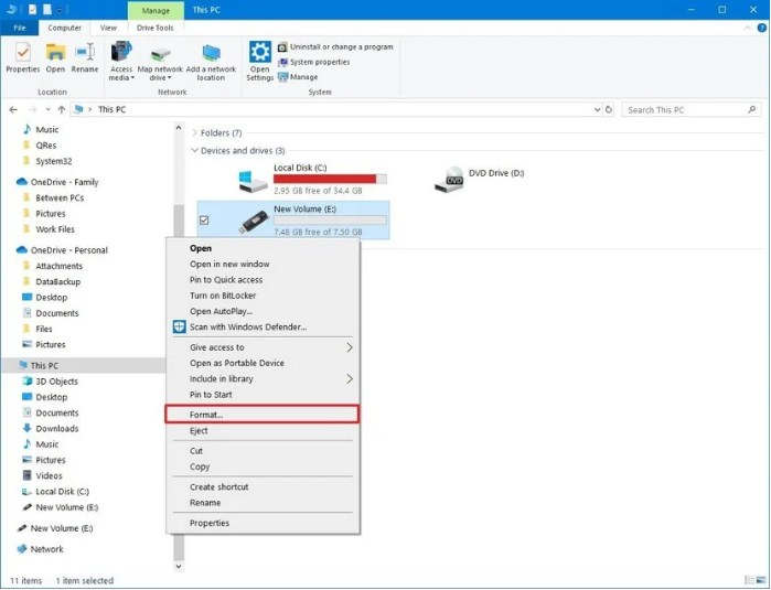 Cara Format Flashdisk Via File Explorer