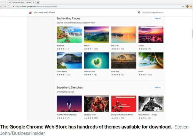 Cara mengganti tema google chrome di PC