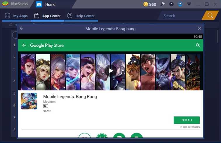 Install Mobile Legends