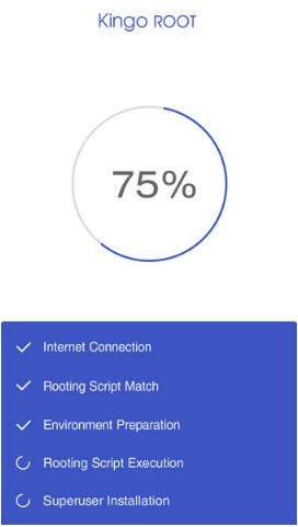 Tunggu proses rooting berjalan