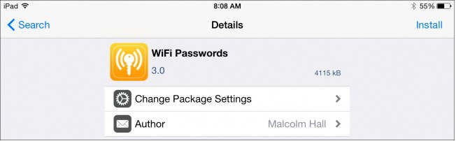 Tweak Wifi Password on iOS