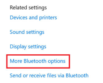 bluetooth option