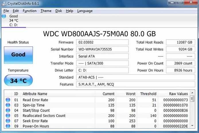 cara cek kesehatan hardisk dengan hdd sentinel