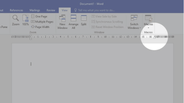 mengatur margin ruler word