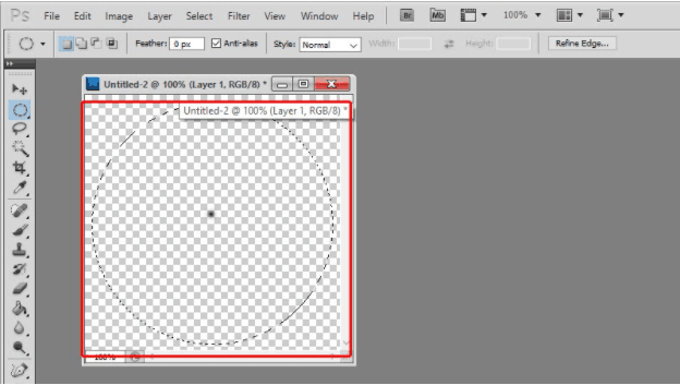 Elliptical Marquee Tool