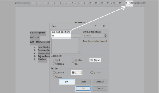 Isi dialog box