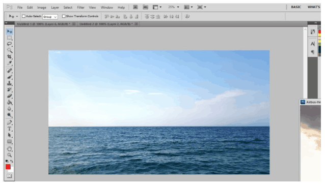 Photoshop mirror layer