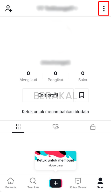 pengaturan tiktok