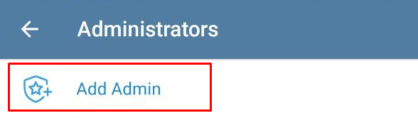 add bot telegram admin