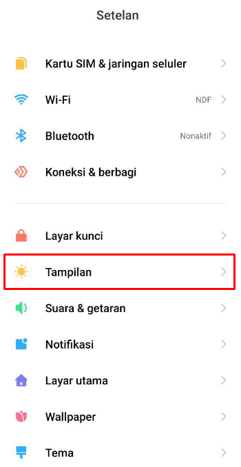 layar android berubah warna hijau