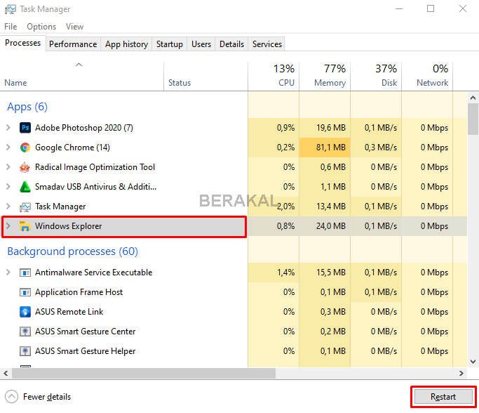 windows 7 tidak bisa buat folder