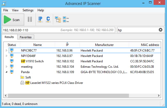 advanced ip scanner