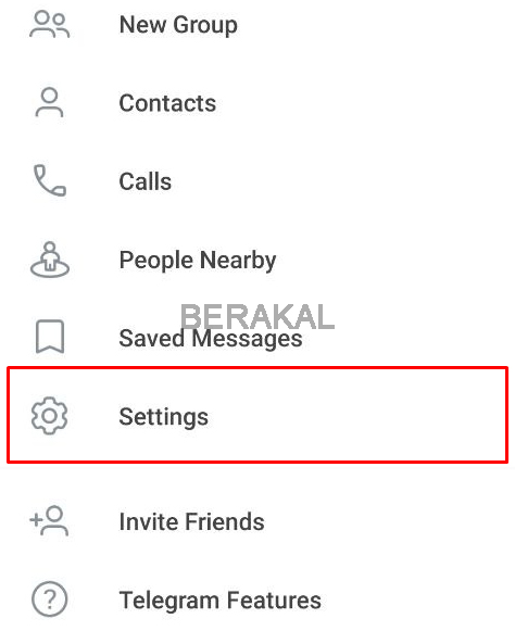 settings telegram