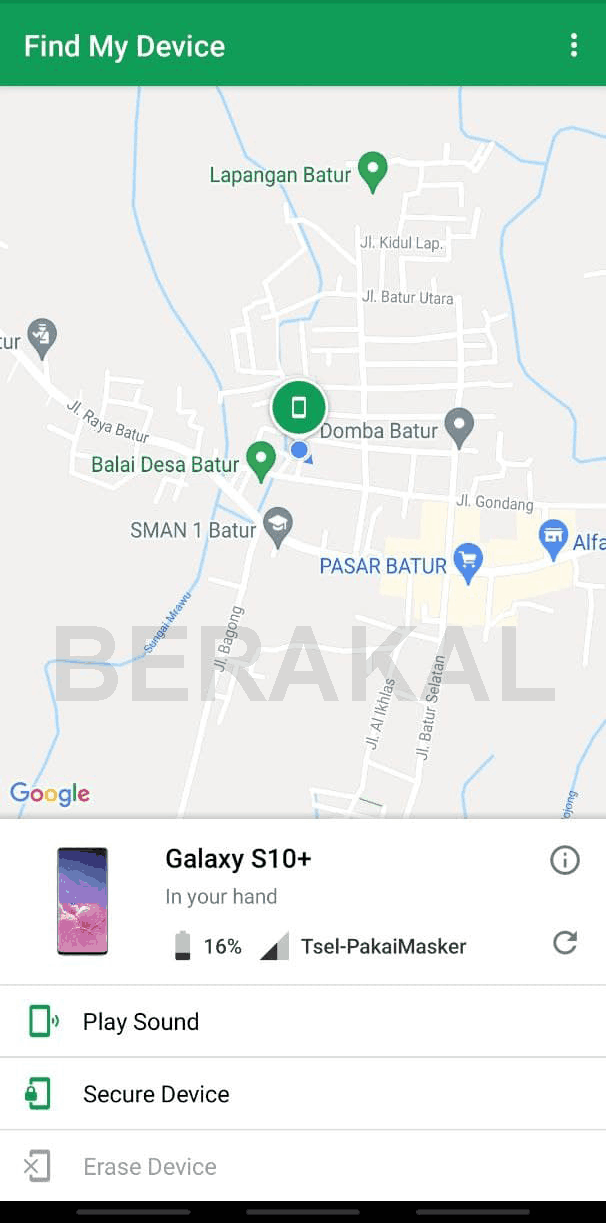 Melacak Nomor HP via Find My Device