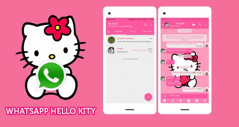 Tema WA Hello Kitty