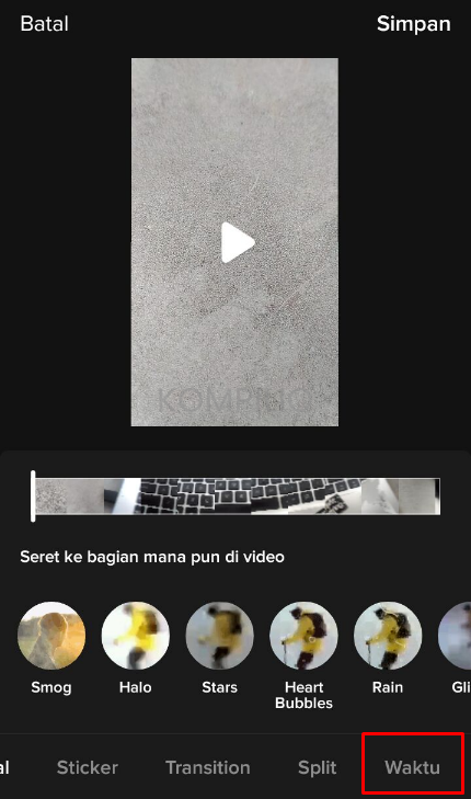 cara play slowmo di tiktok