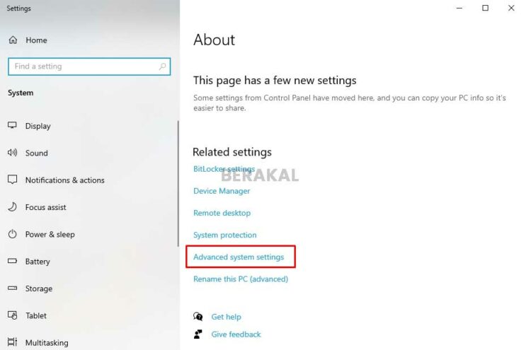 Advanced System settings Windows 10 где найти.