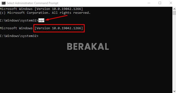 Cara Cek Versi Windows lewat CMD