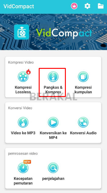 Kompres Video di Android