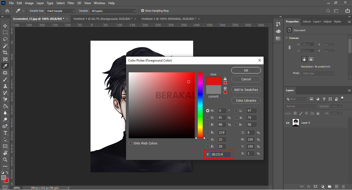 Membuat Pas Foto Background Merah di PC