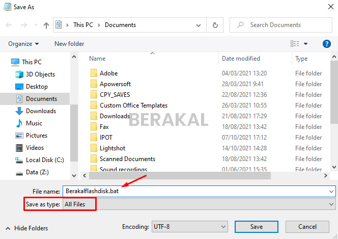 cara membuka hidden file di flashdisk di windows 7