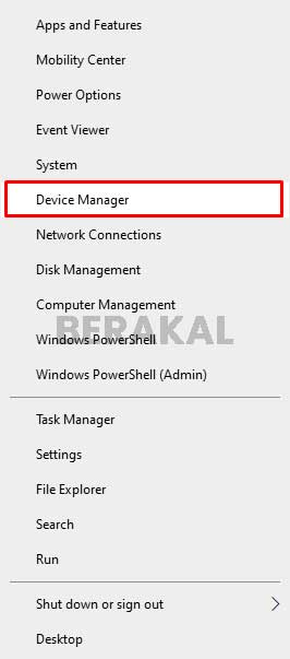 Buka Device Manager