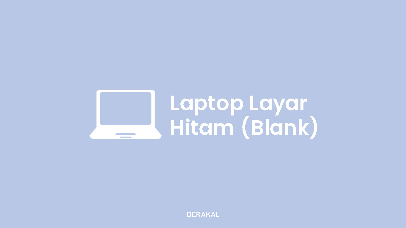 Laptop Layar Hitam