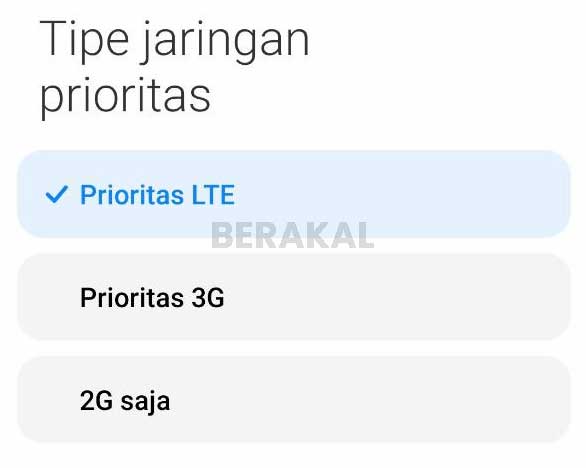cara agar sinyal 4g kuat samsung
