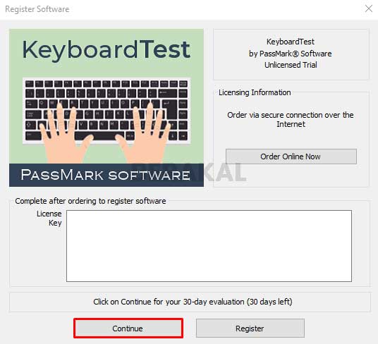 cara cek keyboard laptop offline