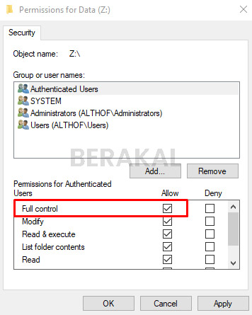 cara mengatasi is not accessible you might not have permission